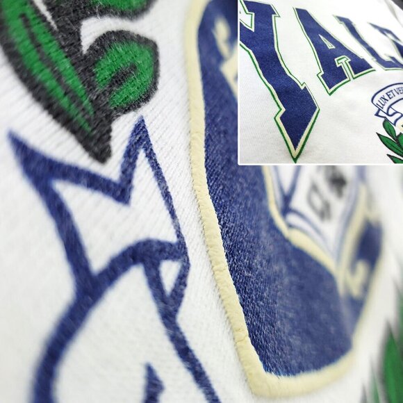 Yale University Vintage Sweatshirt Crewneck Bulldog Raised Spellout Made USA XL - Picture 6 of 14